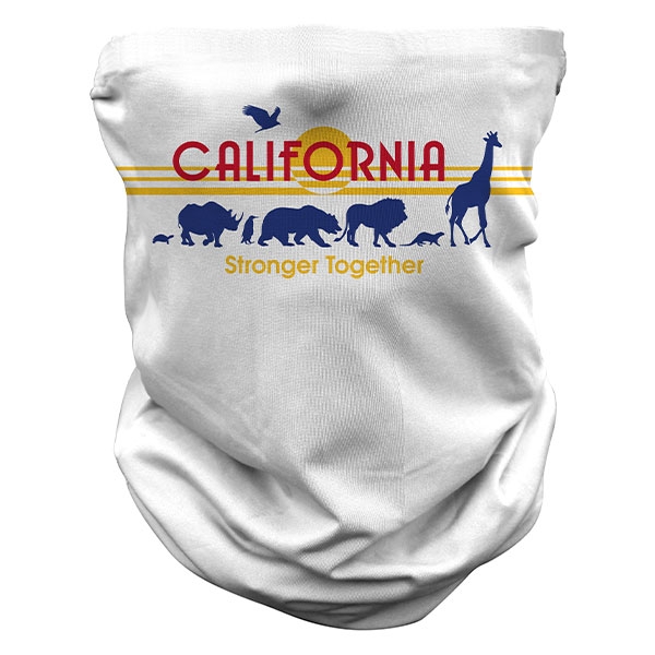 YOUTH CALIFORNIA LICENSE PLATE GAITER